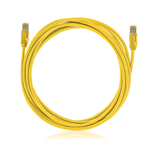 Keline, 10G patch kabel Cat.6<sub>A</sub> STP LSOH žlutý