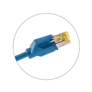 Keline, 10G patch kabel Cat.6<sub>A</sub> STP LSOH modrý