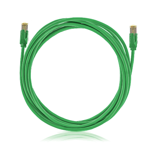 Keline, 10G patch kabel Cat.6<sub>A</sub> STP LSOH zelený