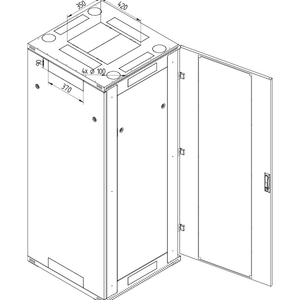 Triton, 19' rozvaděč stojanový 600x1200, typ RT