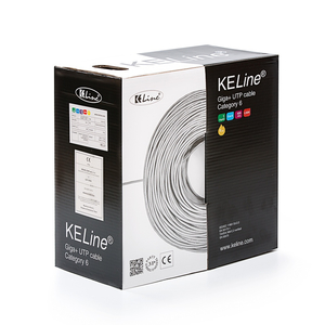 Keline, instalační kabel Cat.6 UTP LSOH 400MHz Euroclass Dca 305m/box