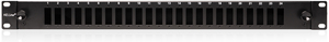 Keline, optická vana výsuvná s čelem pro 24 x SC Duplex, LC Quad adaptér 19“ 1U černá