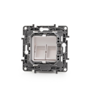 Keline, zásuvka Legrand Niloe<sup>TM</sup> pro 2xRJ45 cat.6A EA STP 45x45mm bílá