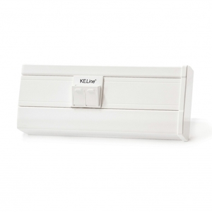 Keline, antibakteriální zásuvka Modulo 45  2xRJ45 cat.5E STP TL 45x45mm