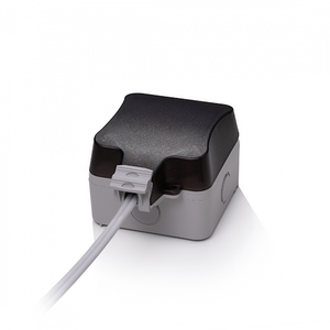 Keline, zásuvka IP66 pro 2xRJ45 cat.5E UTP na omítku