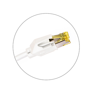 Keline, 10G patch kabel Cat.6<sub>A</sub> STP LSOH bílý