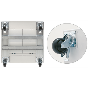 Triton, Kolečka s vyztužujícím rámem pro RMA/RZA nosnost 450 kg