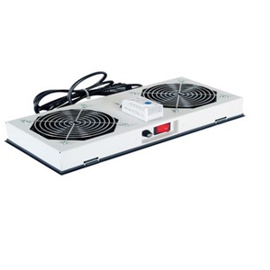 Ventilační jednotka střešní pro rozvaděč IP55, 2 ventilátory, s termostatem