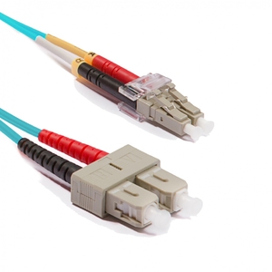 Keline, patch kabel  LC - SC  Duplex 50/125 OM3