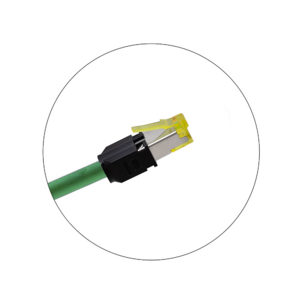 Keline, 10G Mini Boot patch kabel Cat.6<sub>A</sub> STP LSOH zelený