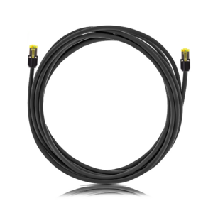 Keline, 10G Mini Boot patch kabel Cat.6<sub>A</sub> STP LSOH černý