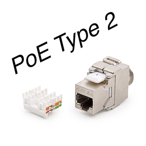Keline, 10G keystone modul 1xRJ45 Cat.6A EA STP - beznástrojový