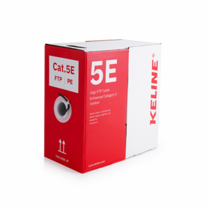 KELine, instalační kabel venkovní Cat.5E FTP PE 300MHz jednoplášť
