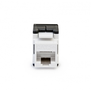 Keline, keystone modul 1xRJ45 Cat.5E UTP - beznástrojový