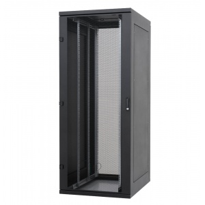 Serverový 19” rozvaděč rozebiratelný RZA, šířka 800 mm, hloubka 1000 mm, perforované přední dveře