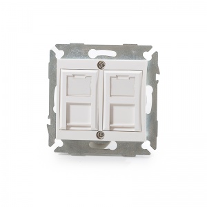 Keline, modulární zásuvka Keline pro 2xRJ45 do Legrand Valena cat.6 STP
