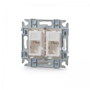 Keline, modulární zásuvka Keline pro 2xRJ45 do Legrand Valena cat.6 STP