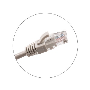 KELine, patch kabel Cat.6 UTP PVC šedý