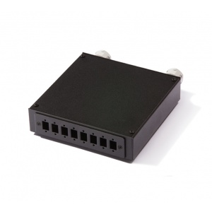 Keline, distribuční box pro 8 x SC, LC Duplex, E2000 adaptér černý