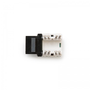 Keline, keystone modul 1xRJ45 Cat.5E UTP černý
