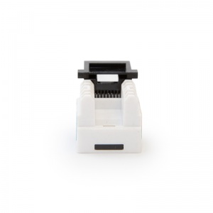 Keline, keystone modul 1xRJ45 Cat.5E UTP černý