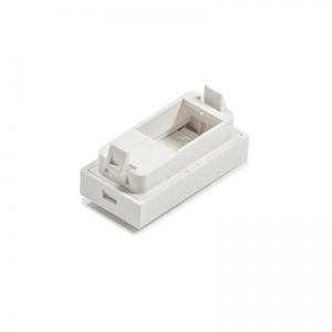 Keline, zásuvka Modulo 45 pro 1xRJ45 22,5x45mm bílá s roletkou