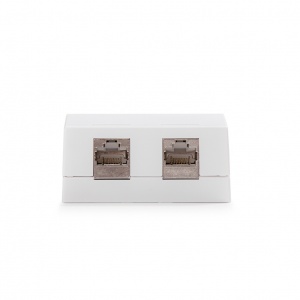 Keline, zásuvka Kompakt Box pro 2xRJ45 na omítku bílá