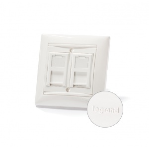 Keline, modulární zásuvka Keline pro 2xRJ45 do Legrand Valena cat.5E STP