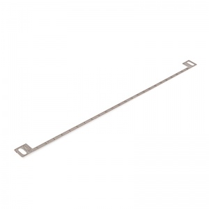 Keline, 10G HD patch panel 24xRJ45 Cat.6<sub>A</sub> ISO STP 0,5U stříbrný - beznástrojový