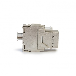 Keline, keystone modul 1xRJ45 Cat.6 STP - beznástrojový